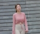 肉色瑜伽裤美女