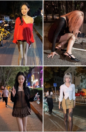 第28期：抖音主播【京城街拍大队长】320部短视频合集，短视频时长00:41:30，大小667MB