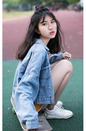 滑板美腿小姐姐(50P)