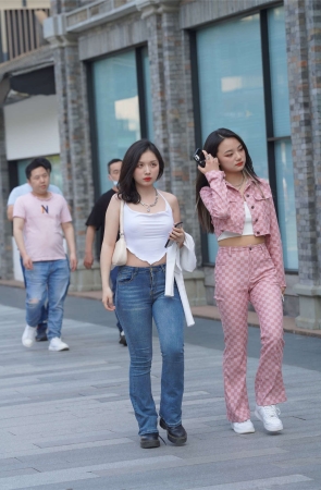 活力热辣牛仔裤