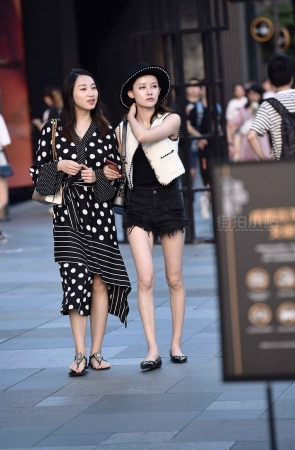 时尚街拍美女