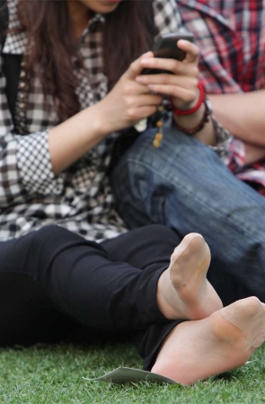 No861 恋爱中彻底放松的短肉丝女孩