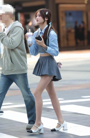 性感街拍肉丝短裙妹子-16P