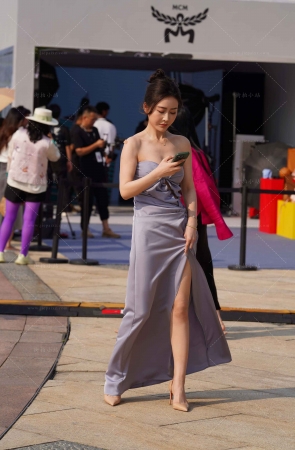 时装周极品气质美女