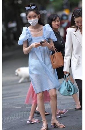 蓝裙小姐姐(54P)