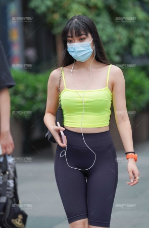 健身女孩的好身材
