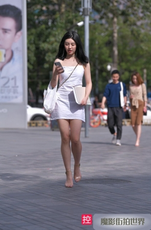 高跟长腿白裙美女MJ1258[275M]