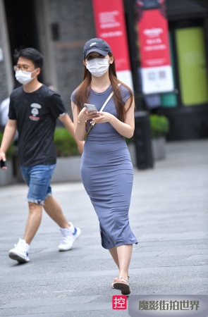 兰色紧身裙MJ702[1.91G]