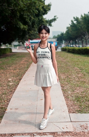 御风&萌宝儿逗比打羽毛球【套图+视频】