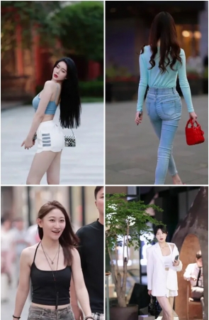 第58期：抖音主播【太古里街拍】1182部短视频合集，视频时长02:53:04，大小2.6GB