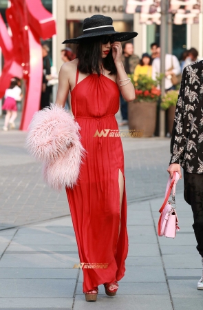 第1323篇&高挑红裙美女&