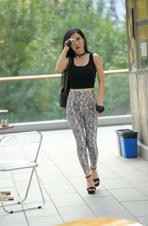 紧身裤美女 【套图+视频】