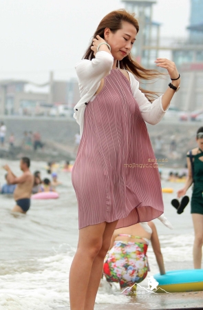 第842篇&海风抚裙续& ----14P