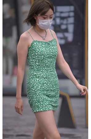 吊带裙小姐姐(53P)