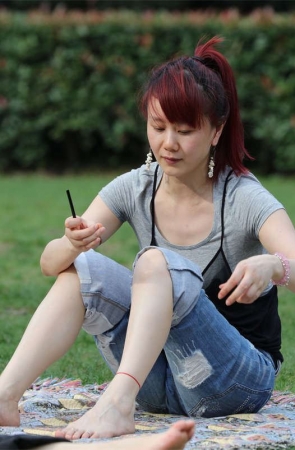 No762 时尚恰到好处，清秀更胜一筹的妹子细长嫩足 第1套