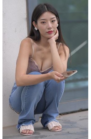 牛仔裤美女【套图+视频】
