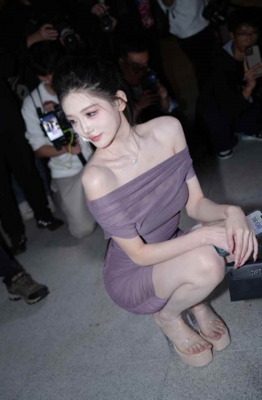 紫色纱裙 [49P-853MB]