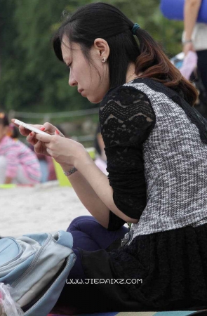 街拍气质短袜MM