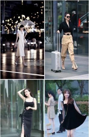 第76期：抖音主播【小祁街拍】384部短视频合集，视频时长00:58:54，大小939MB