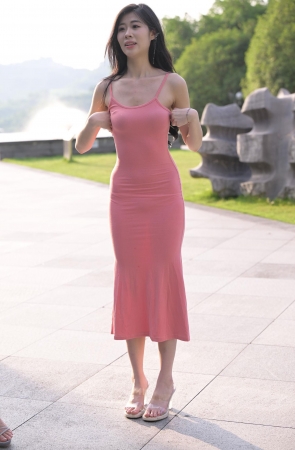 长裙美腿
