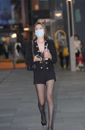 凯恩公爵作品 气质黑丝美女