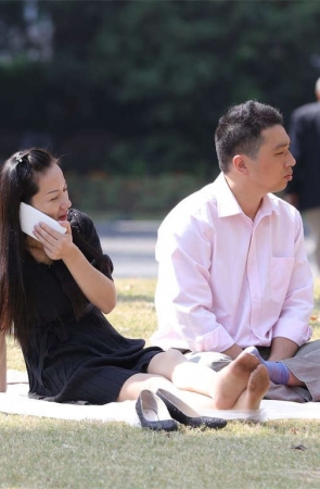 No1260 韵妇超薄长丝，这双美脚似乎练过芭蕾 第1套