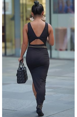 连体包屯紧身长裙MM【套图+视频】