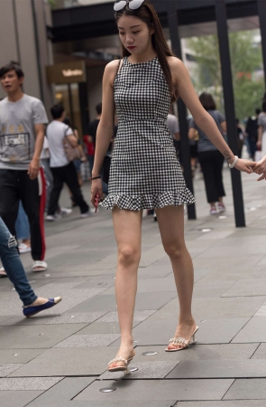 逛街一天小姐姐