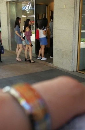 连衣短裙，裸腿，凉高，美女（17）