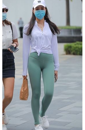 （套图）绿色瑜伽裤小姐姐(115P)