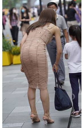 吊带长裙美妇(134P)