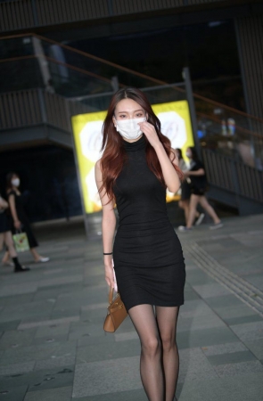 黑色连衣裙显白 [127P-2.66GB]