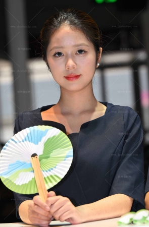 2561-73-40√不晓得是哪个展台的礼仪呢