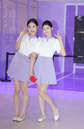 可爱的肉丝平底鞋，礼仪小妹[19P]