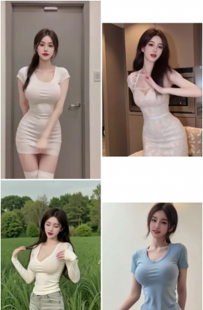 第128期：抖音主播【林小柒】341部短视频合集，视频时长00:43:43，大小663MB