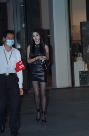 时尚魅力黑丝美女