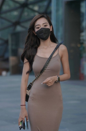 柔美棕色长裙 [218P-2.56GB]