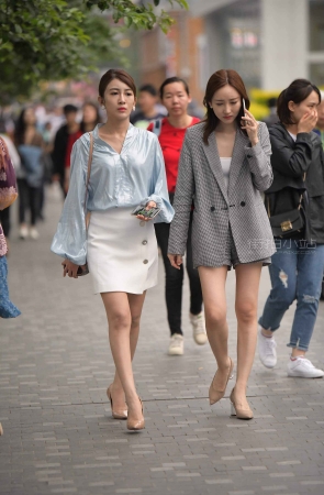 高跟美女