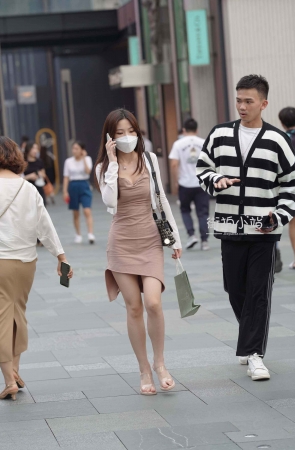 高跟美女