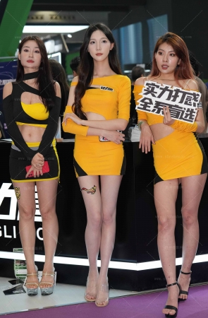 25广州台球展精致的脸蛋完美玉足44P 10P