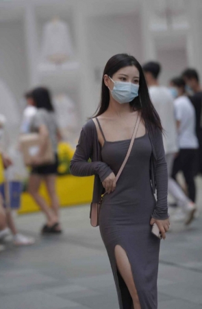 精选街拍作品 NO.1438 极品包臀裙女友[164P/216MB]