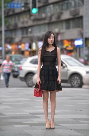 高挑，美腿高跟小姐姐