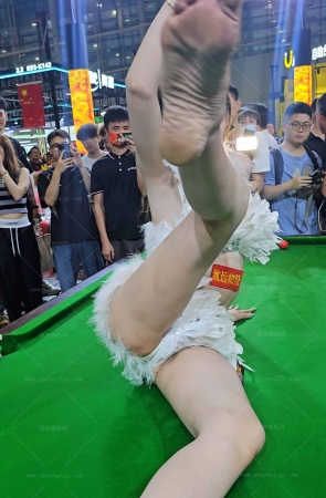 台球展G梦儿热血劲爆表演手机4K-9min 14P