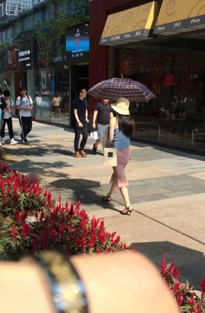 紧身一步裙，裸腿，凉高（14）