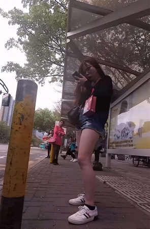 极品美腿高腰热裤美腿美女