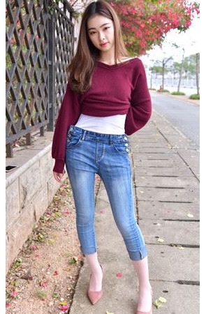 红衣牛仔女孩(288P)