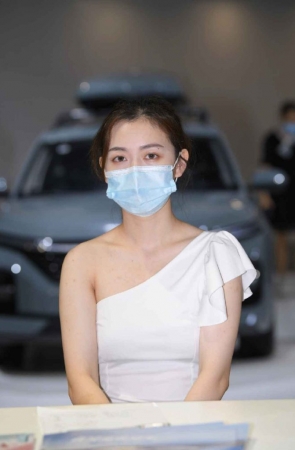 精选街拍作品 NO.1590 车展前台的漂亮小姐姐[156P/157MB]