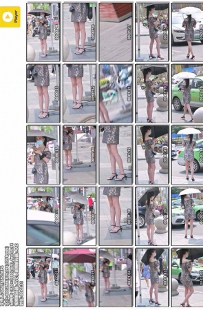 SH-SP-30连衣裙美腿高跟素人-