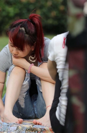 No764 时尚恰到好处，清秀更胜一筹的妹子细长嫩足 第2套