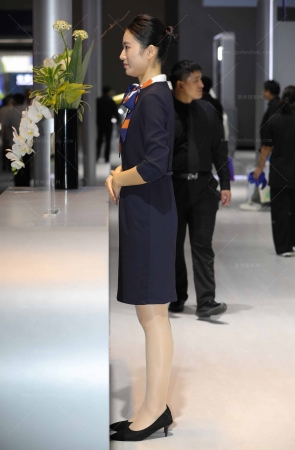 世界产业大会礼仪高挑肉丝美腿高跟 10P